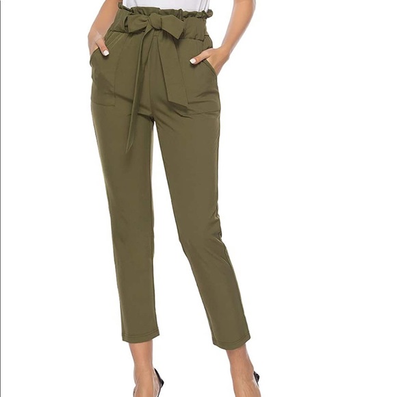 EzShe Army Green Dress Pants - Picture 5 of 5